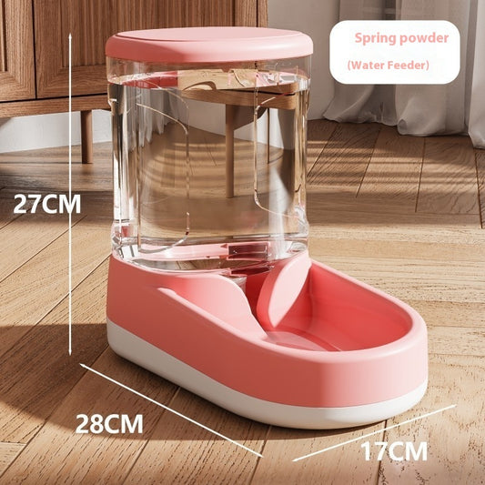 Combo Pet Automatic Water Fountain + Feeder