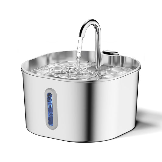 Stainless Steel Smart Pet Water Dispenser Automatic Circulation Large Capacity