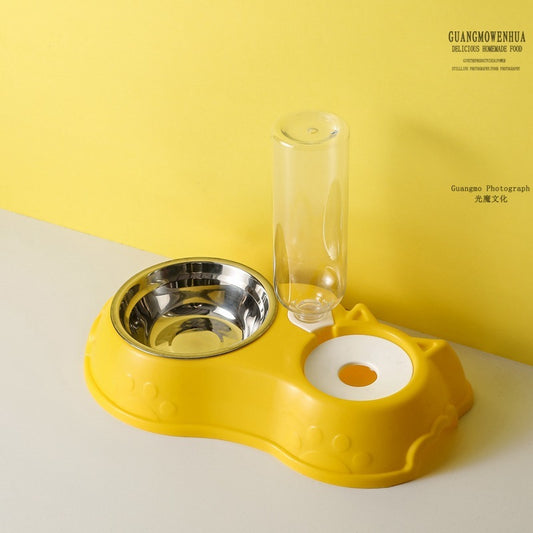 Dog Basin Dog Bowl Automatic Drinking Water Anti-tumble Pet Supplies