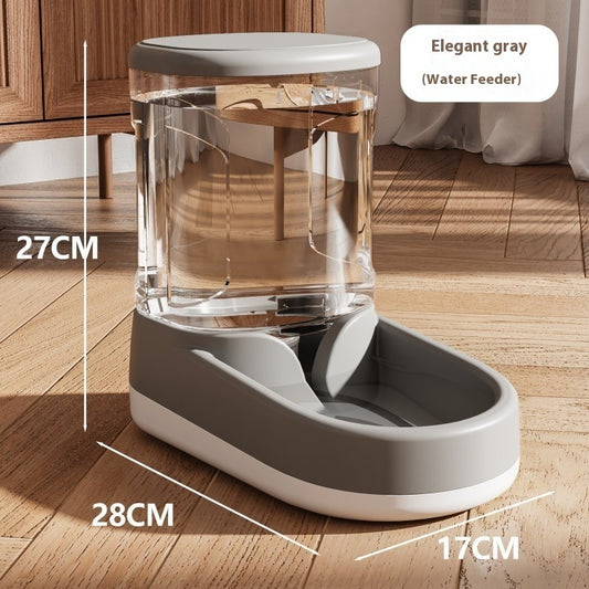 Combo Pet Automatic Water Fountain + Feeder
