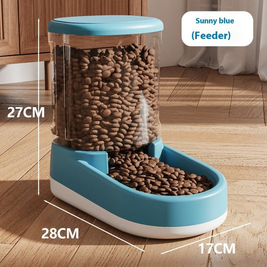 Combo Pet Automatic Water Fountain + Feeder