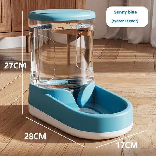 Combo Pet Automatic Water Fountain + Feeder