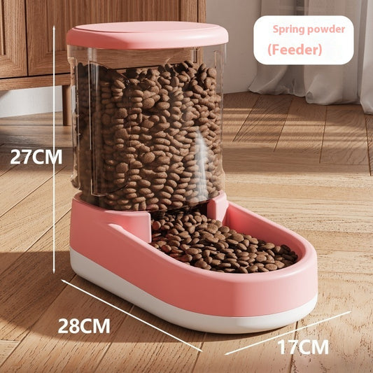 Combo Pet Automatic Water Fountain + Feeder